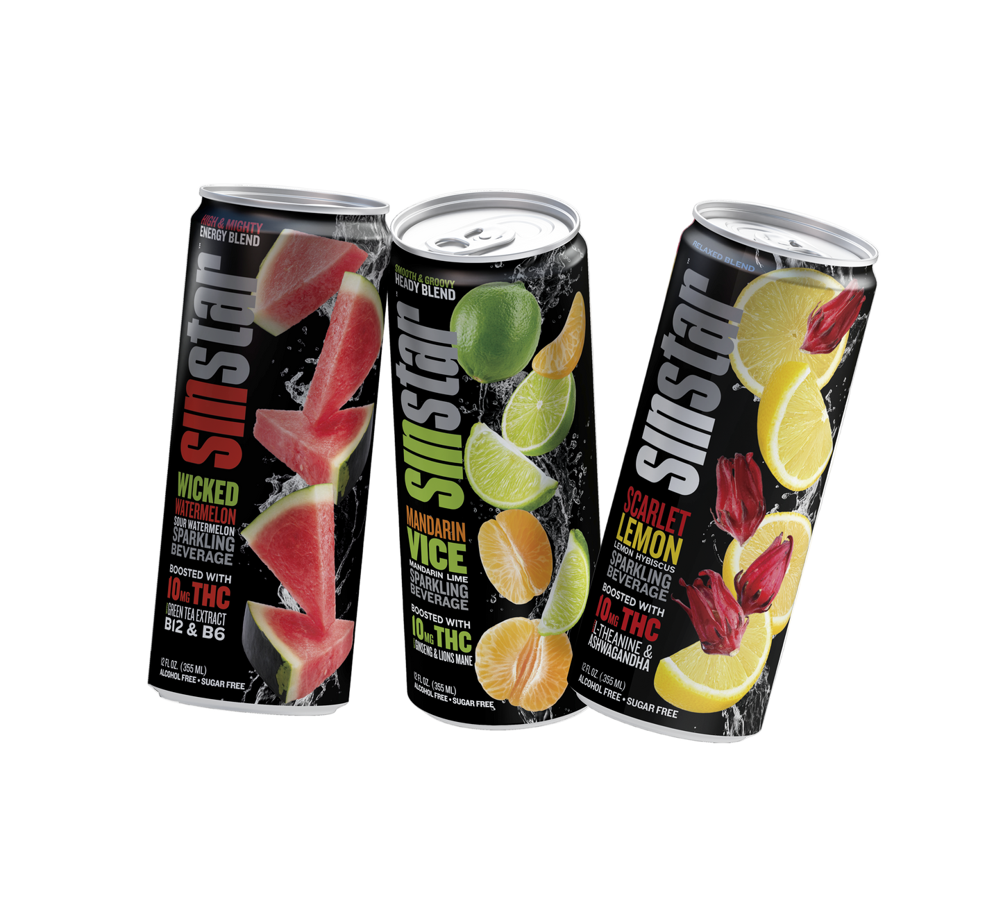 SIN STAR SELTZERS - 24pk