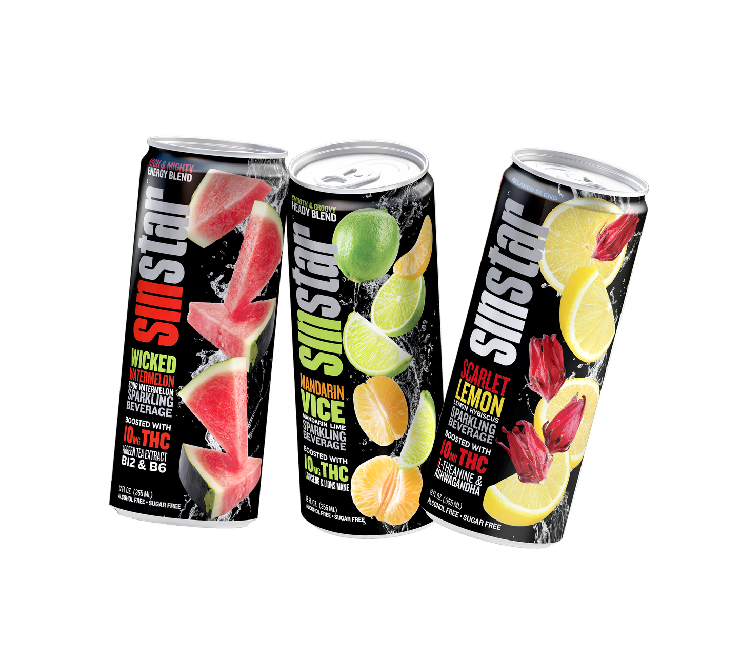 SIN STAR SELTZERS - 24pk