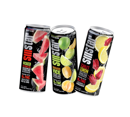 SIN STAR SELTZERS - 24pk